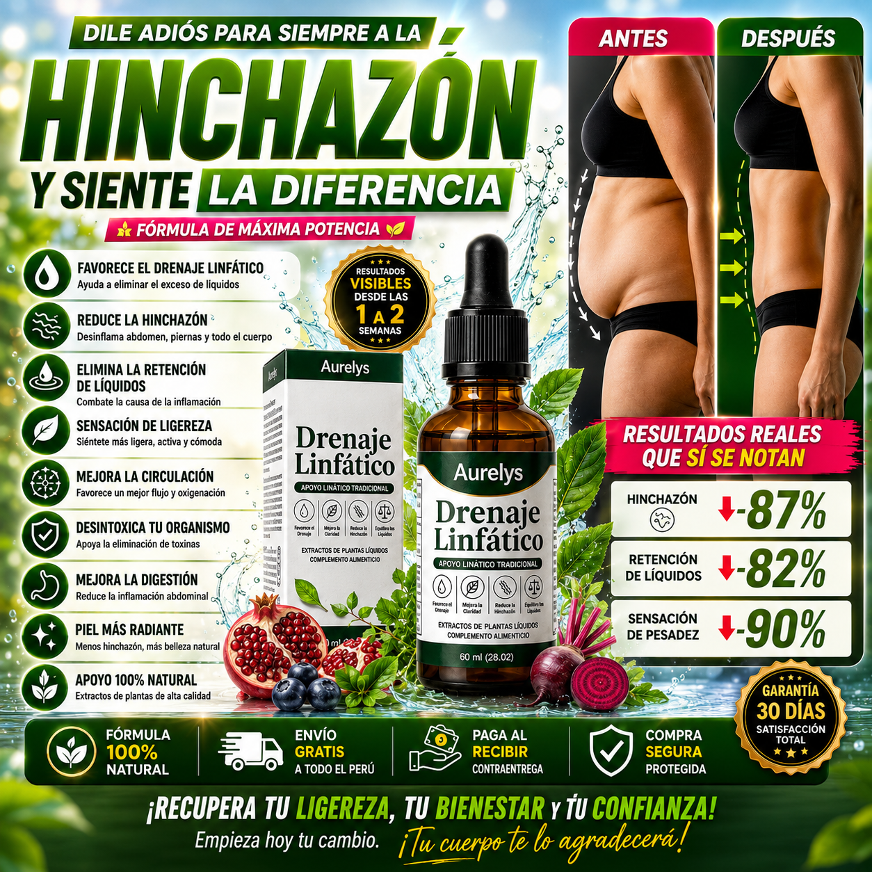 GOTAS DRENAJE LINFÁTICO - 60 ML