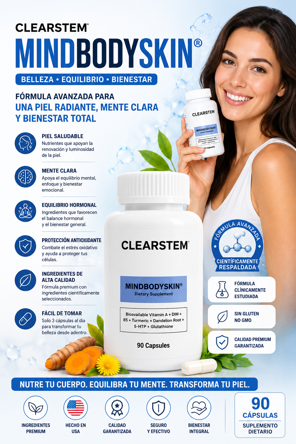 Suplemento equilibrio hormonal - 90 cápsulas