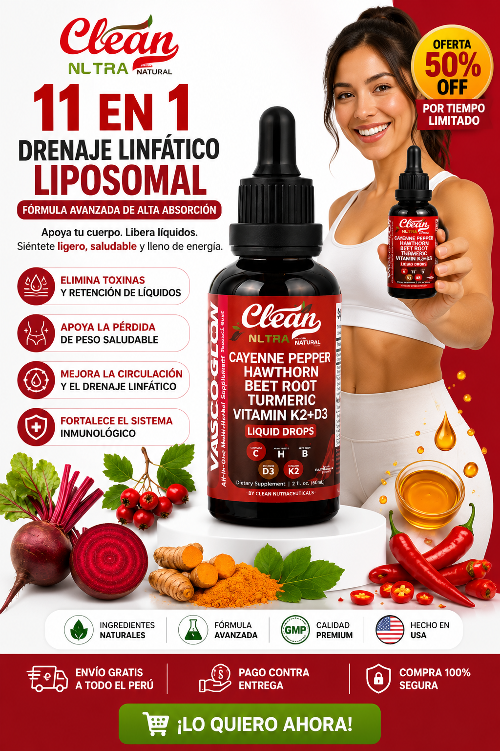 PIMIENTA CAYENA EN GOTAS - 60 ML