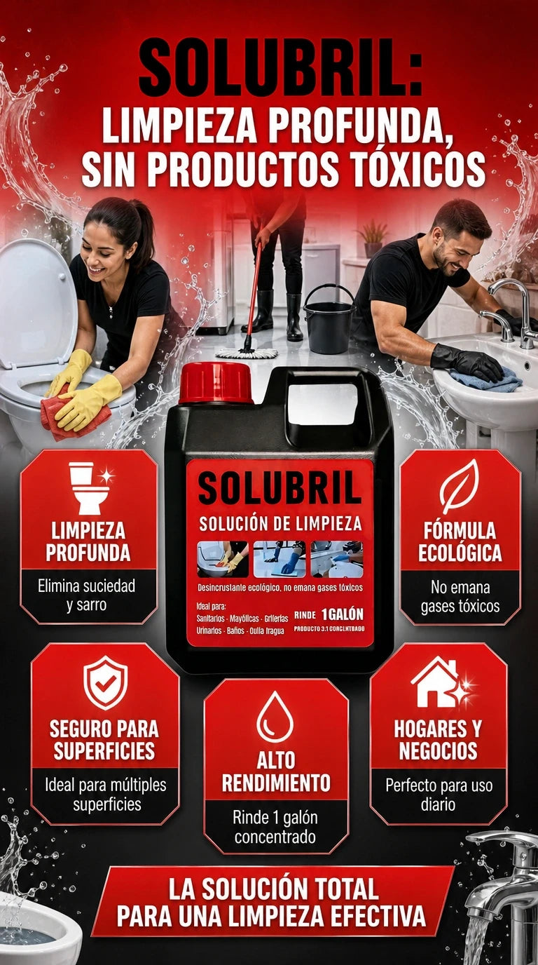 SOLUBRIL - LIMPIEZA PROFUNDA PARA TU HOGAR