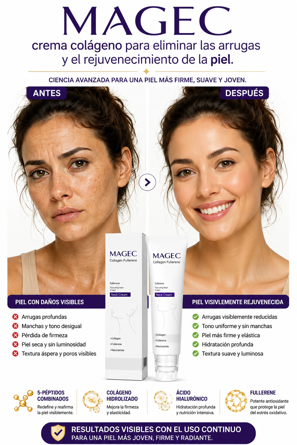 MAGEC - Crema Colágeno Antienvejecimiento