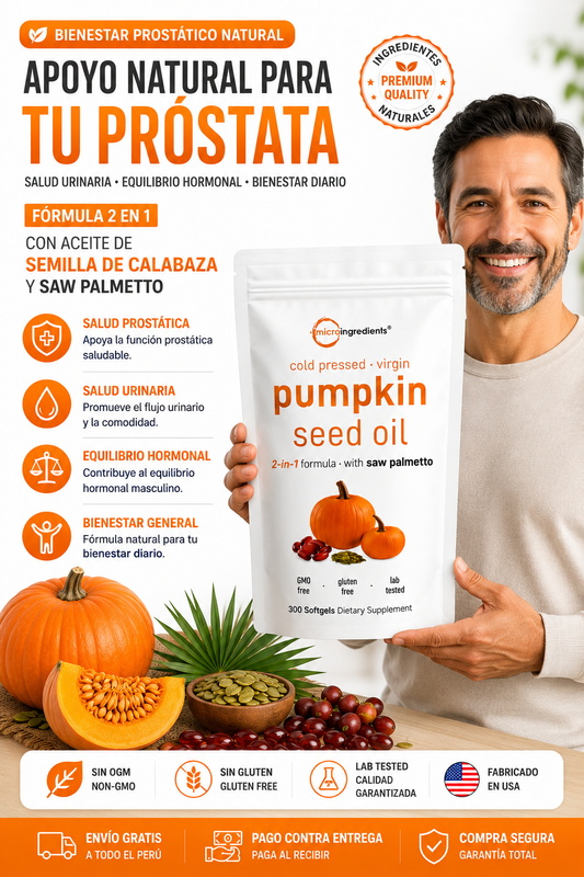 ACEITE DE SEMILLA DE CALABAZA - 150 Cap Blandas
