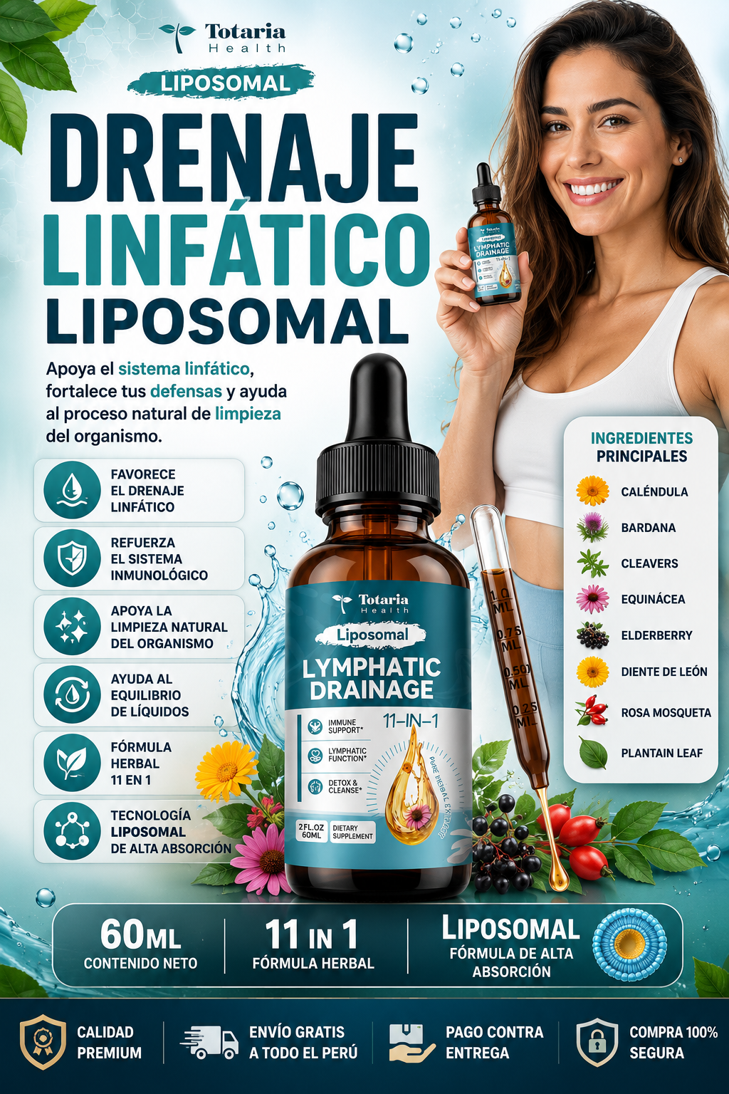 Drenaje Linfático Liposomal - 11 EN 1