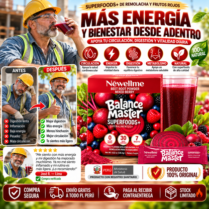 BALANCE MASTER – SUPERFOODS+ (30 SOBRES)