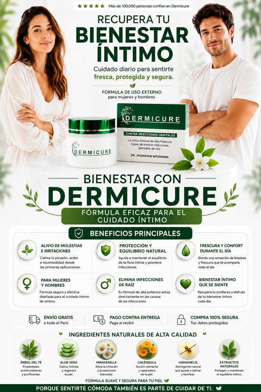 Crema Dermicure - Cuidado y Protección para tu zona Íntima.