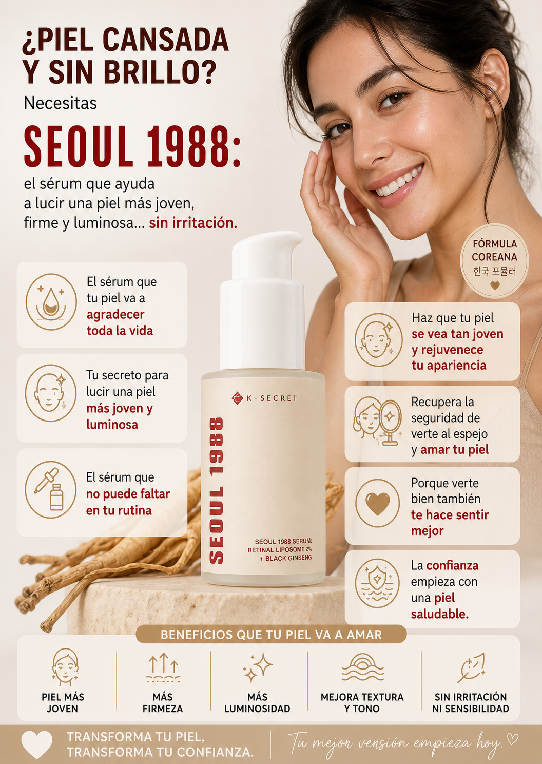 SEOUL 1988 - El Serum Antienvejecimiento