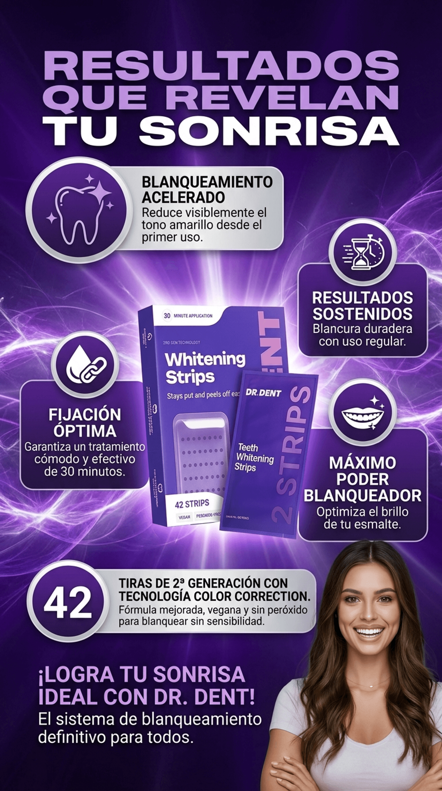PARCHES DENTALES DR. DENT - 42 Tiras