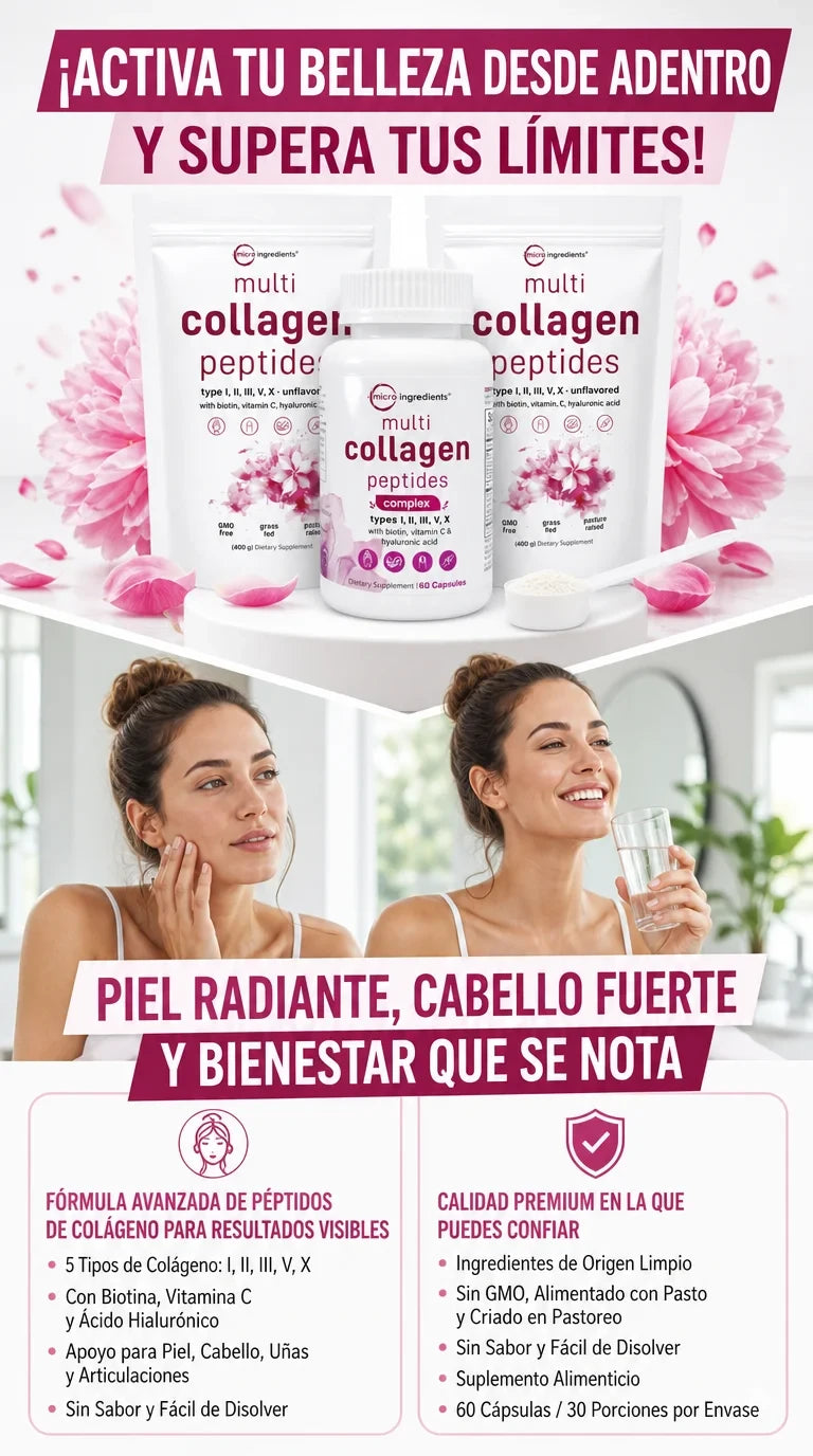 Multi Collagen Peptides - Promoción Tripack